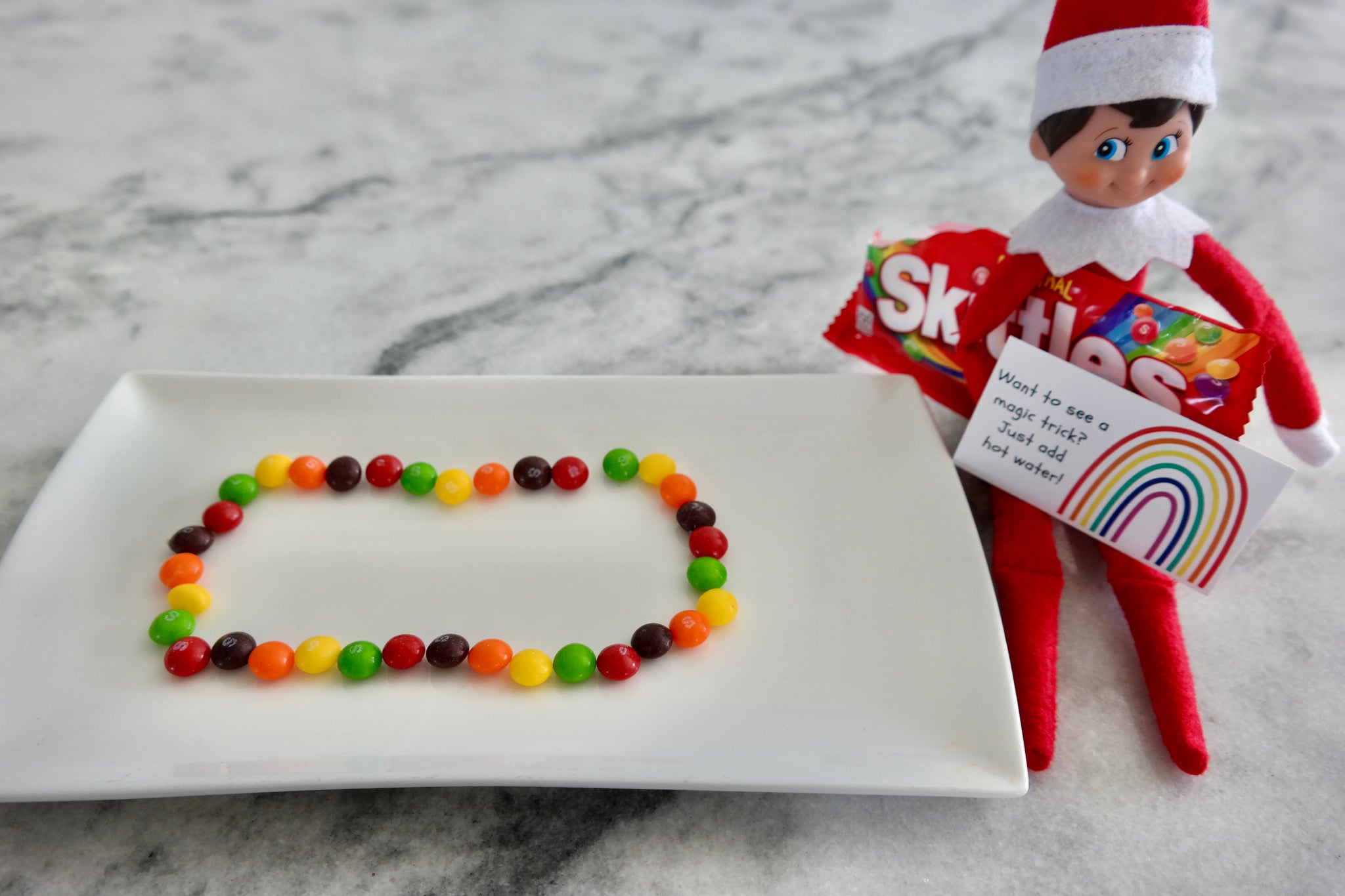 Skittle Rainbow & Melting Snowman